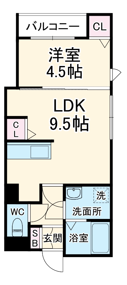 Kvell Garden春日の間取り