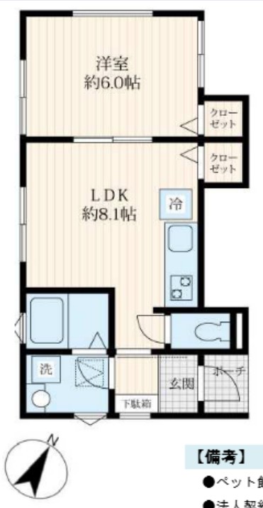 CE LA VI 中落合の間取り