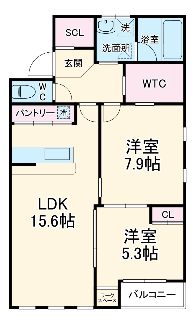 solare本陣の間取り