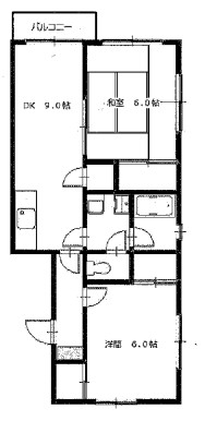サンライズ東浅川の間取り