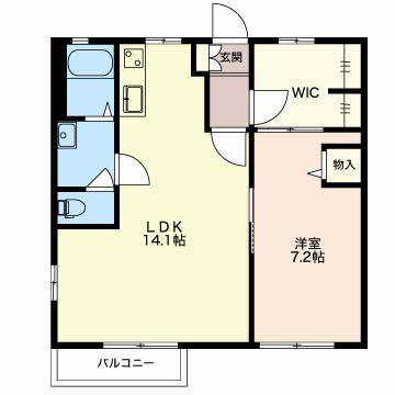 フレグランス壱番館の間取り