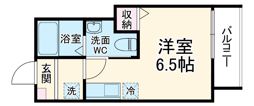 うみかぜハイツⅡの間取り