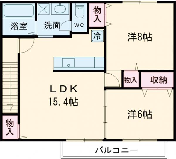 ルーエ・ヴァルトの間取り