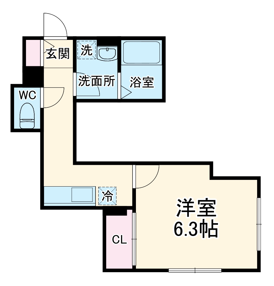 (新築)上尾市谷津二丁目アパートの間取り
