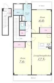 アーベントAの間取り