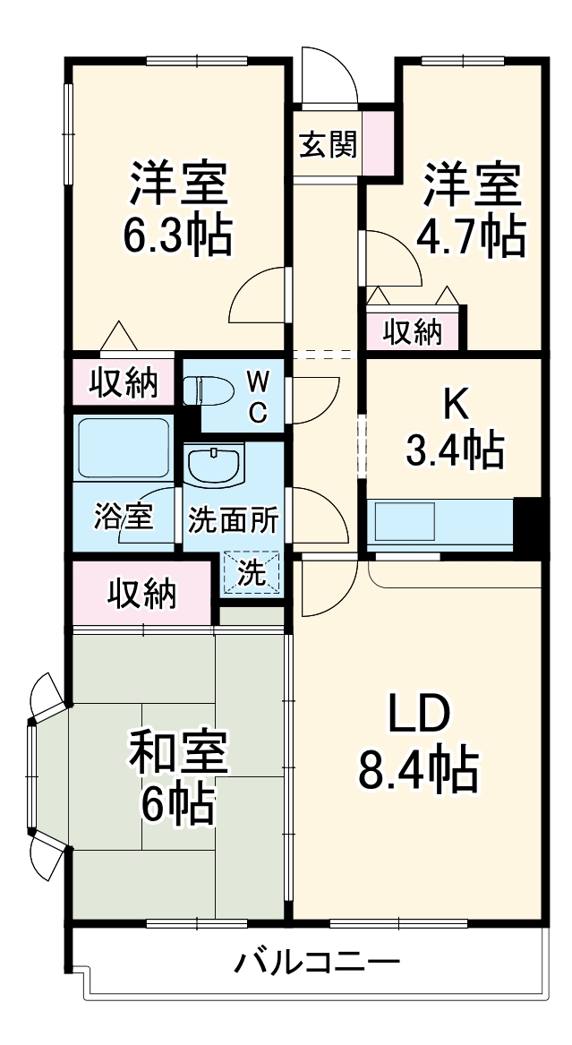 アークロイヤル湘南台の間取り