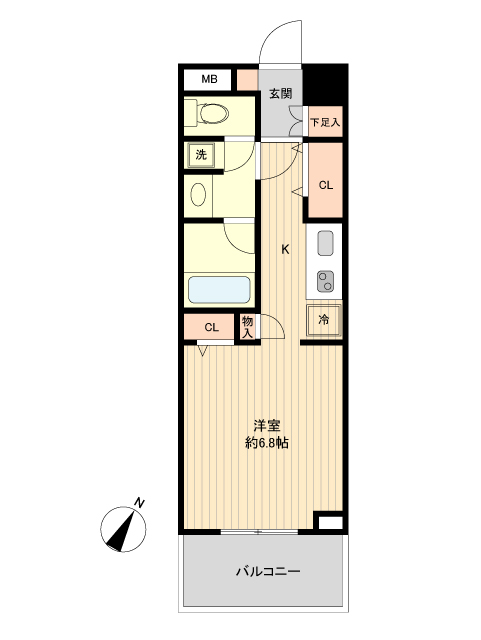 グラディート町田の間取り