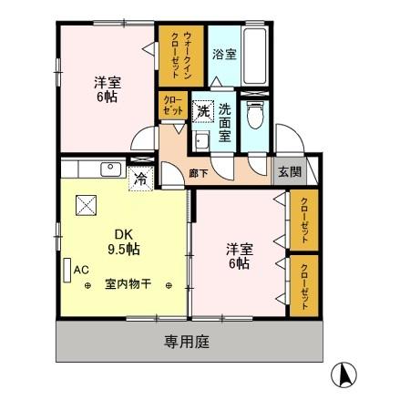 セルバ Aの間取り