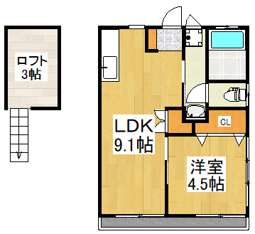 光和荘の間取り