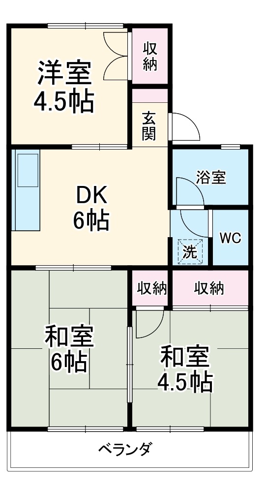 パレス近山の間取り
