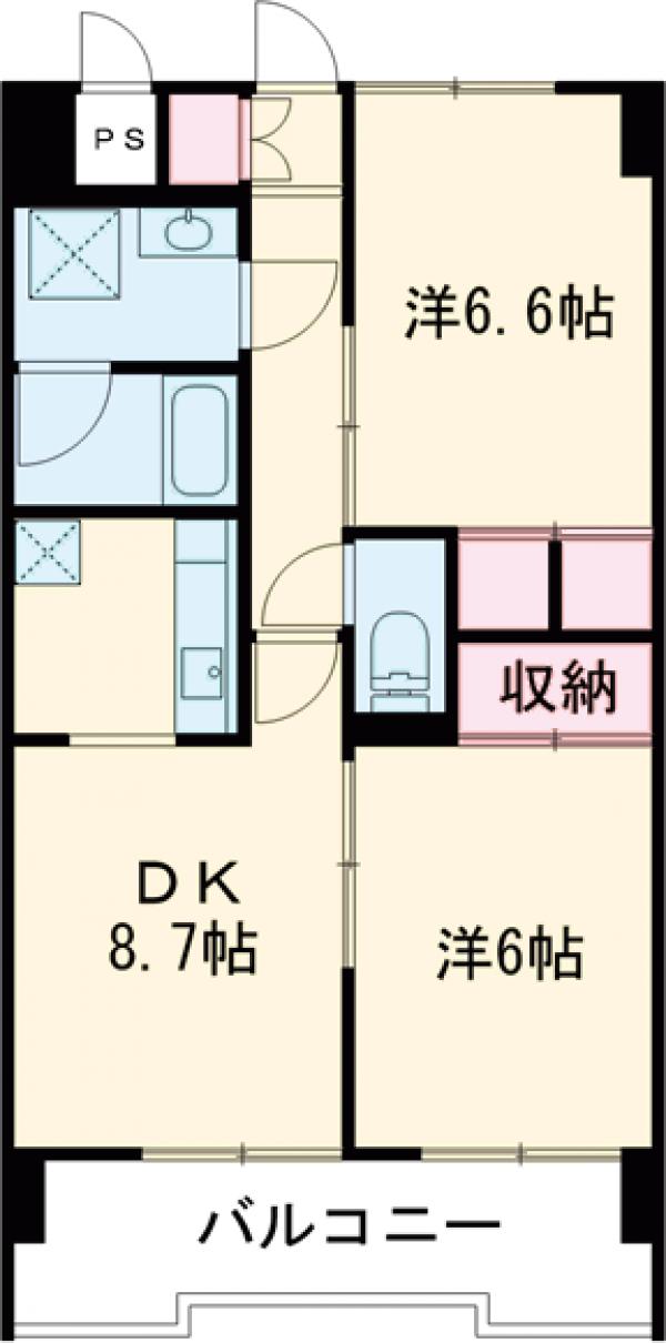 レジデンス奥戸の間取り