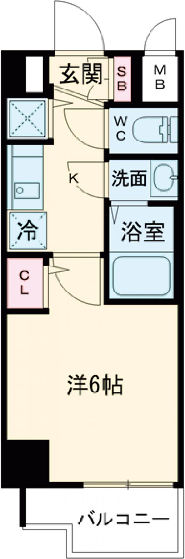 プロヴィスタ京都西院の間取り