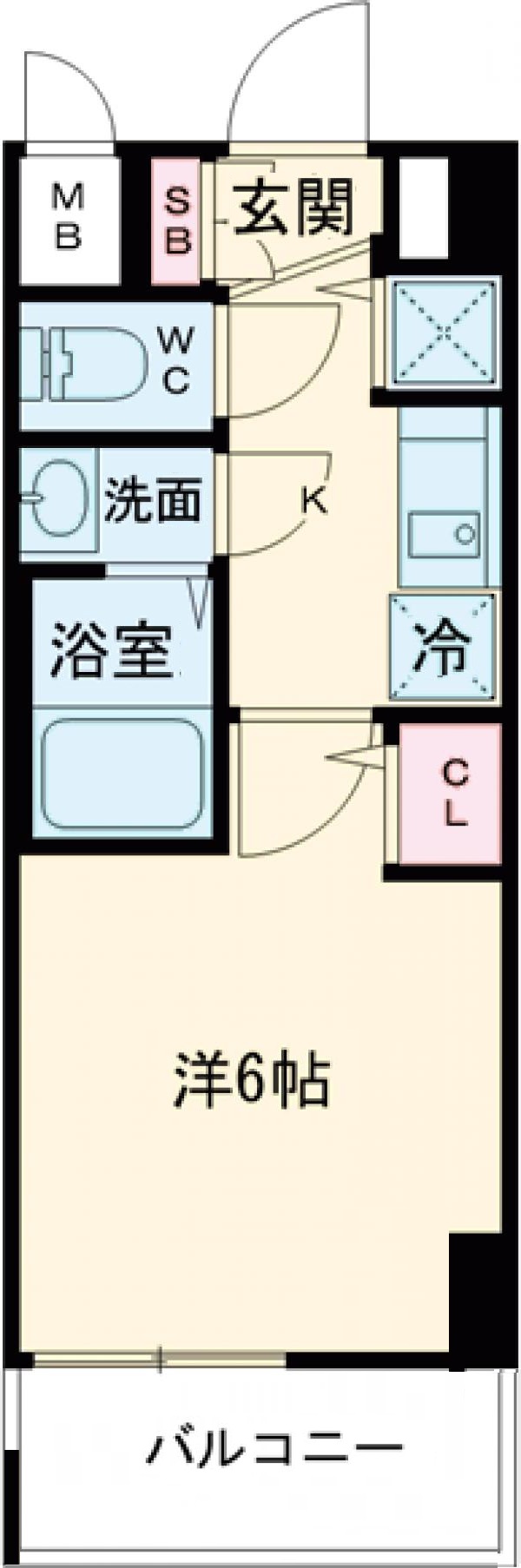 プロヴィスタ京都西院の間取り