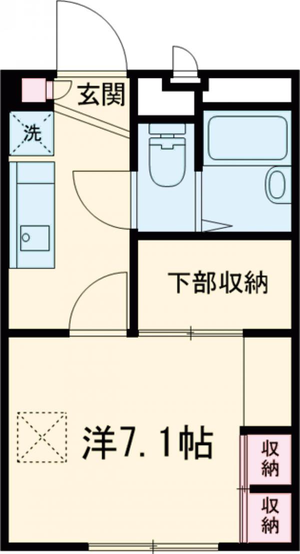 レオパレス隼の間取り