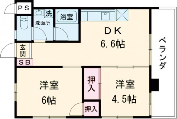 サンガーデン金良の間取り