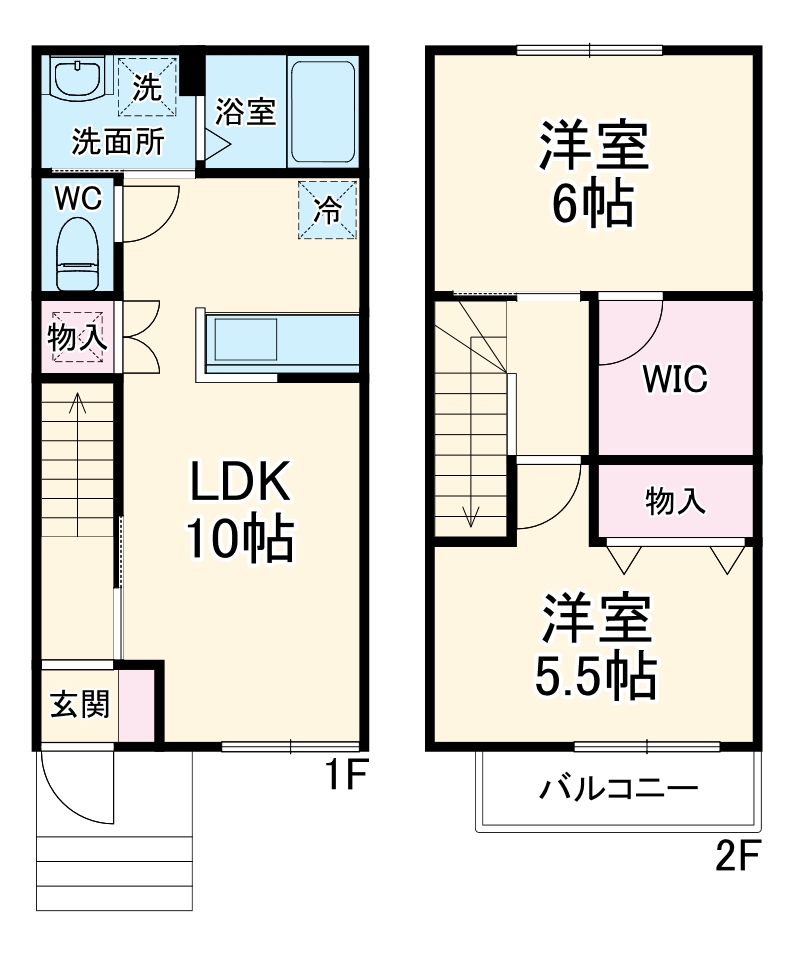 ボヌールの間取り