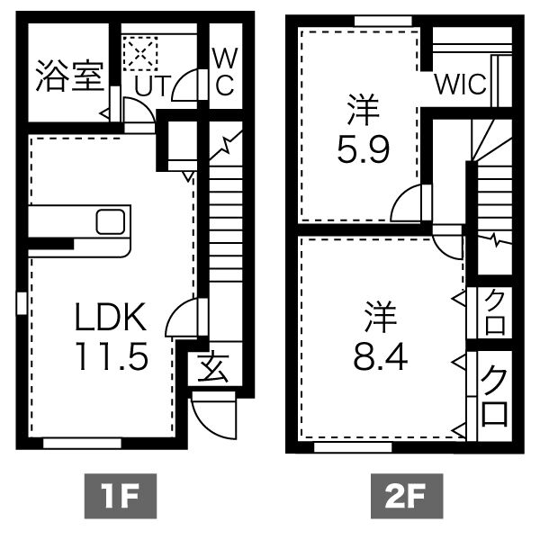 コンフォート埼玉北の間取り