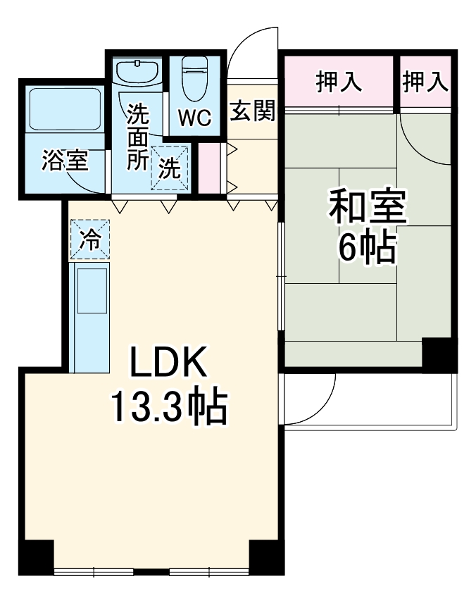 新所沢グリーンハイツの間取り
