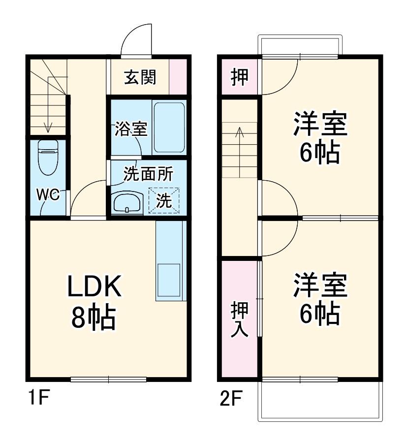 DUPLEX ITO A・Bの間取り