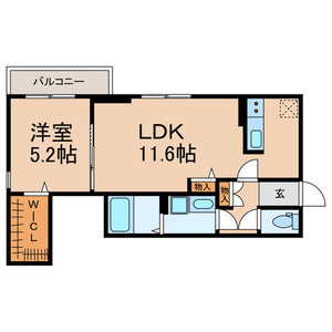 仮称)中央区宮崎町計画の間取り