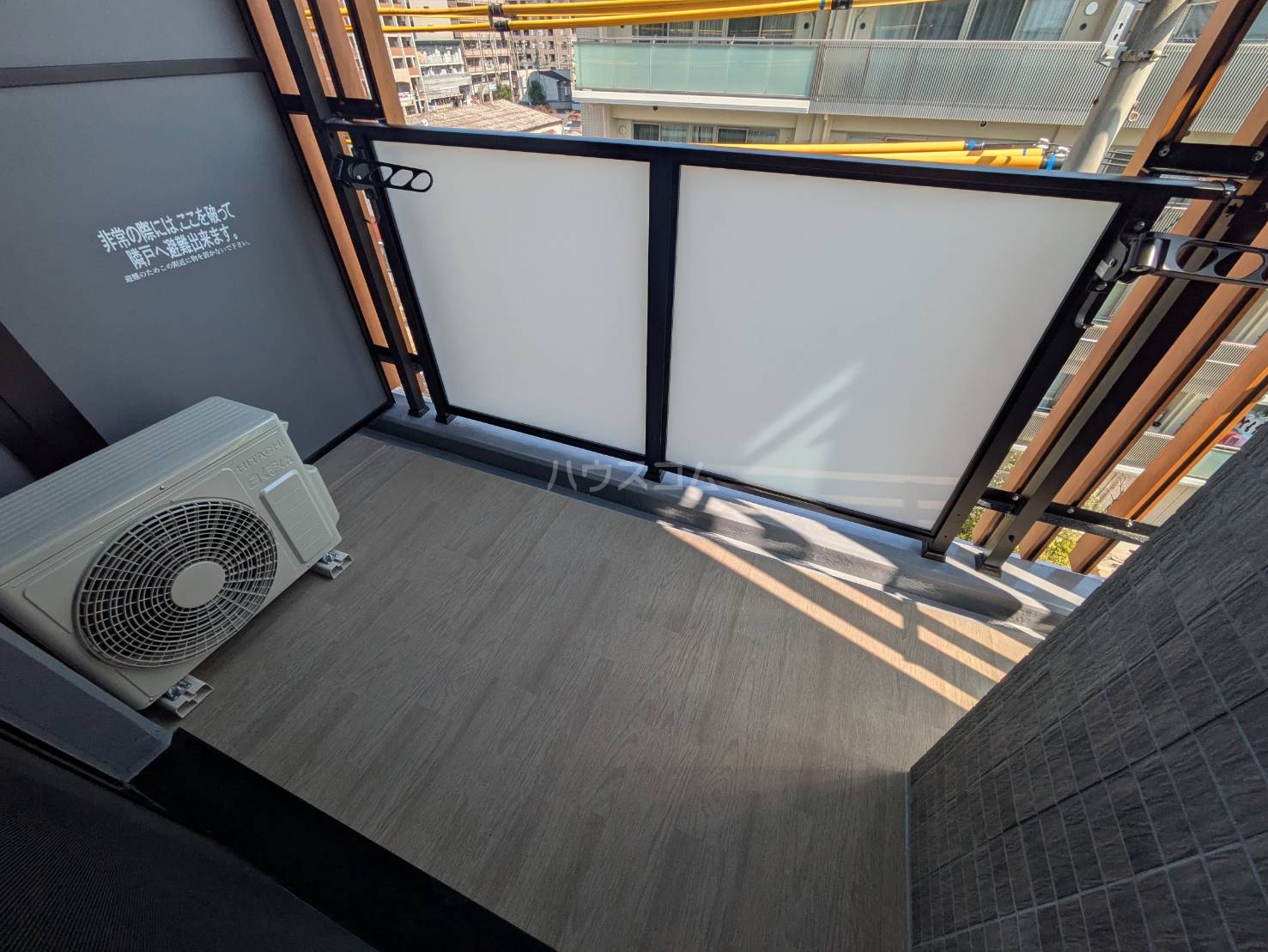 12/24 バルコニー