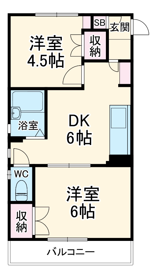 ランドフォレストつきみ野の間取り