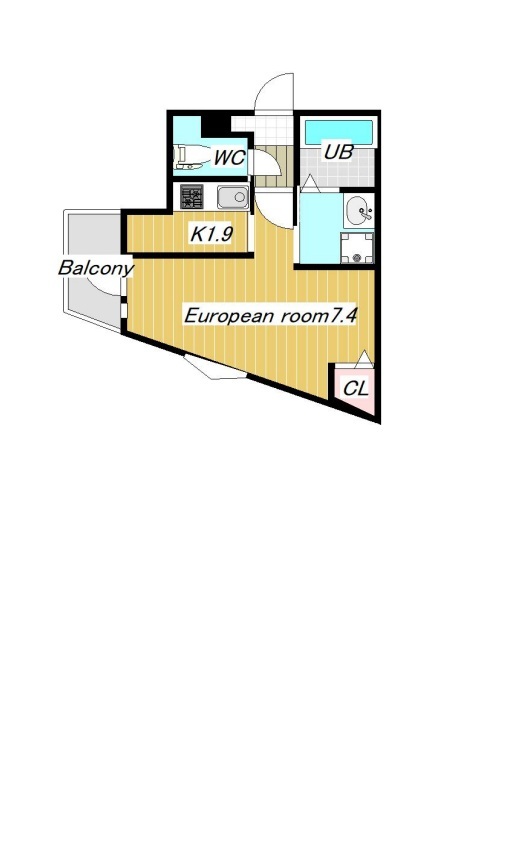 Ours Lavandeの間取り