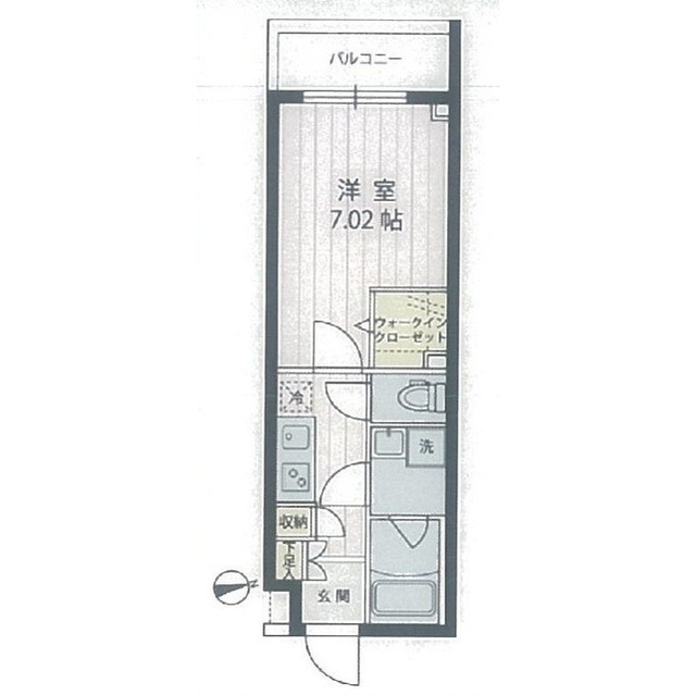 アプリーレ宮崎台Ⅱの間取り