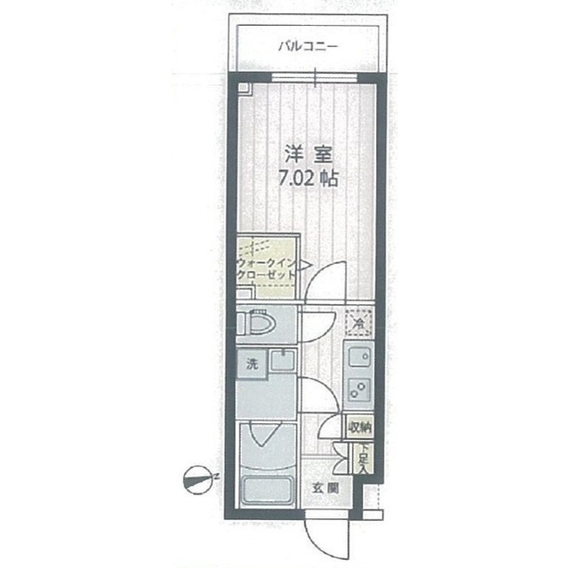 アプリーレ宮崎台Ⅱの間取り