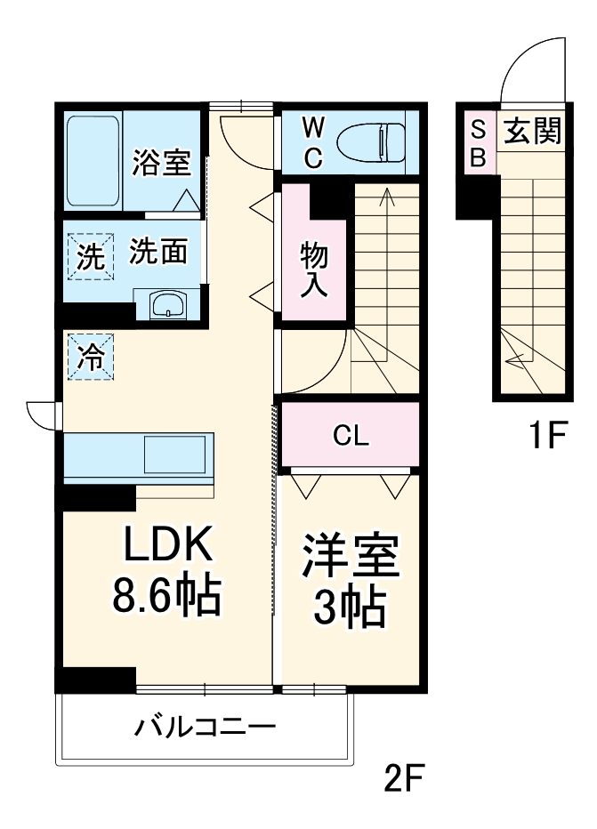 (仮称)甲斐市島上条PJの間取り