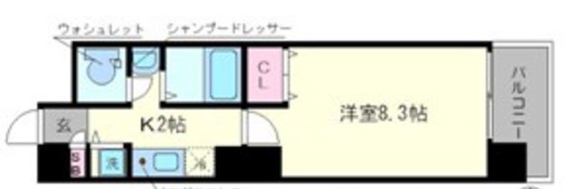 アスヴェル京都市役所前の間取り