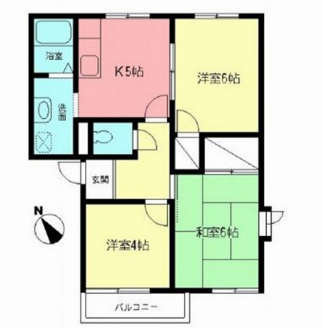 一ツ橋ハイツの間取り