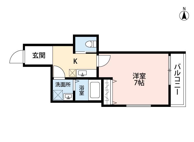 ルミエールいずみ中央の間取り