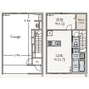 Inframince Edgeの間取り