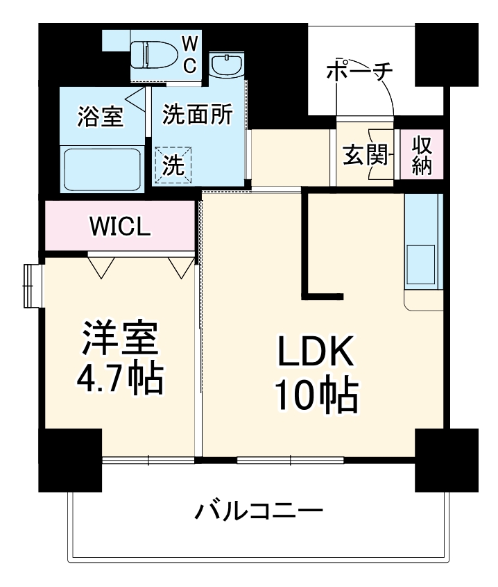 SunSunなんば弐番館の間取り