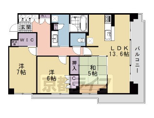 ジオ桂シェノンの間取り