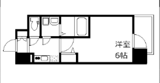 エスリード難波ALLUREの間取り