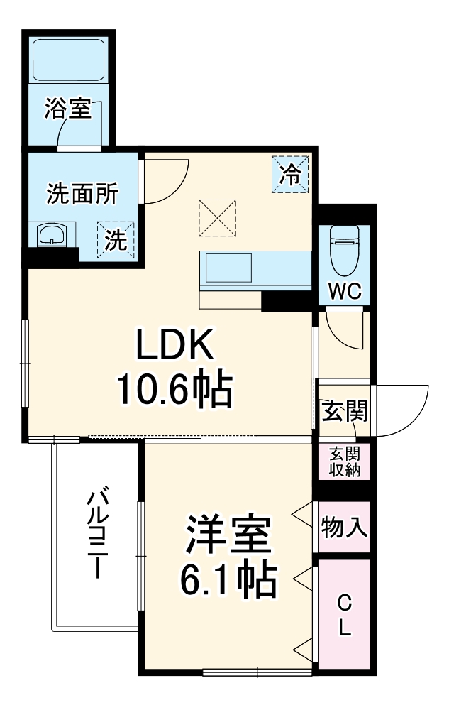 パラディーゾ湘南の間取り