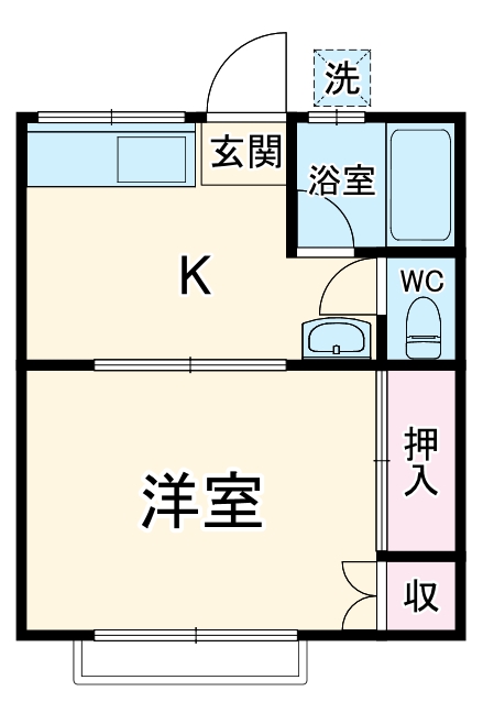 江尻ハイツの間取り