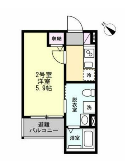 ベイルームフルリール相模大野の間取り