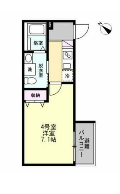 ベイルームフルリール相模大野の間取り