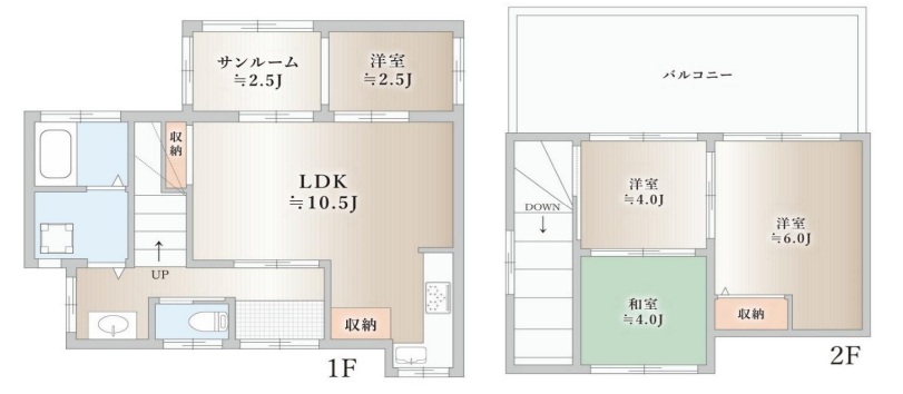 若葉区桜木1丁目戸建ての間取り
