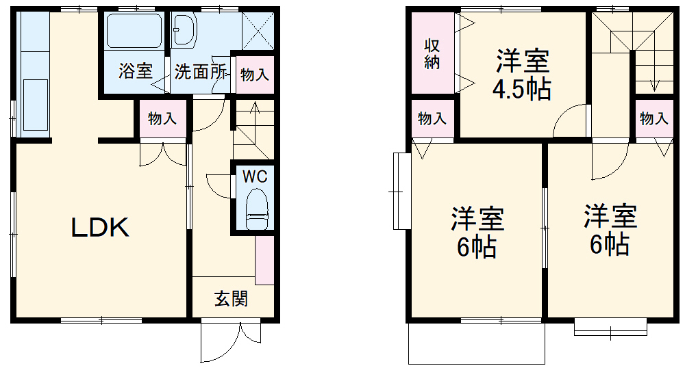 大洲S&aiの間取り
