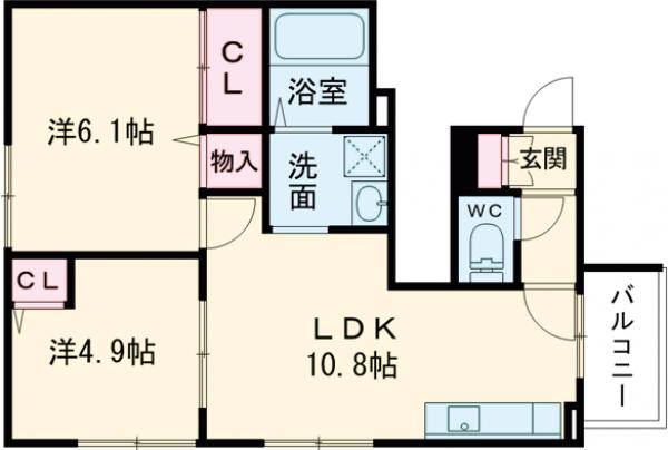 Nodo Houseの間取り