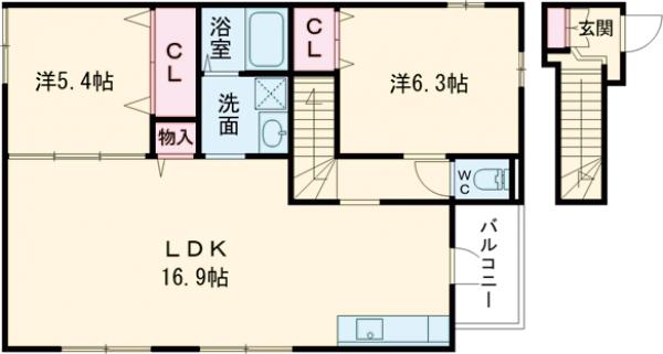 Nodo Houseの間取り