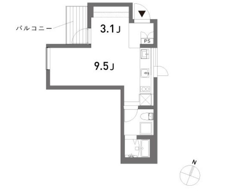 COLLAGE HOUSEの間取り