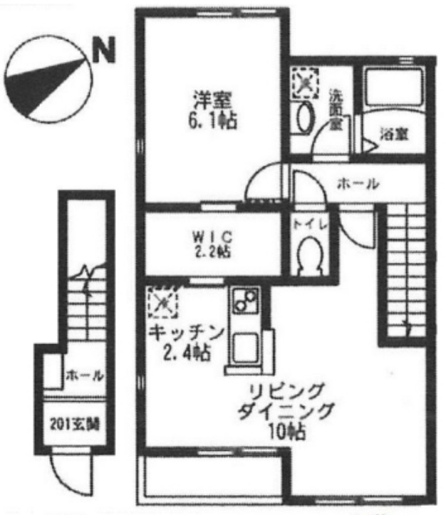 シェルティー菊名の間取り