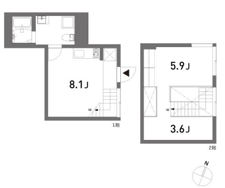 COLLAGE HOUSEの間取り