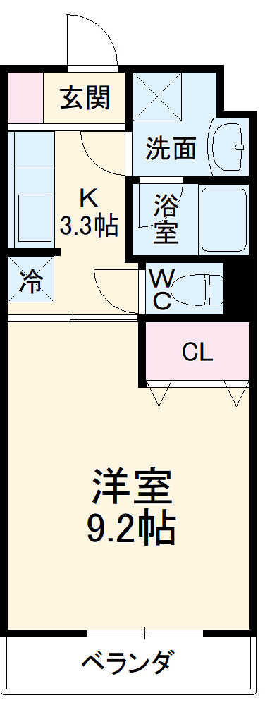 セゾンやまとⅡの間取り