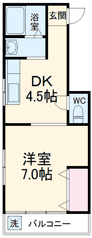 エルムハイツの間取り